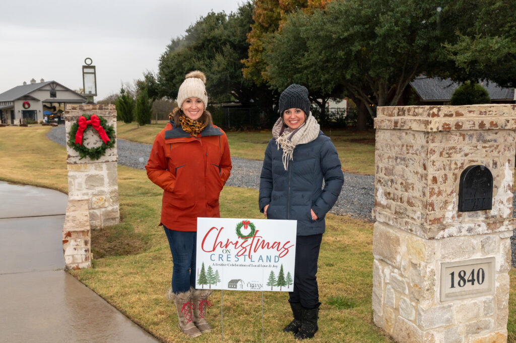 Christmas on Crestland holiday market in Lucas TX with local vendors. Lindsay Taylor Real Estate Group; Dallas Texas Realtor; Dallas Real Estate Agent